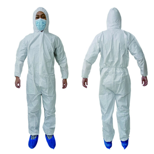 Prozone 一次性SMS無紡布連身防護衣 ( M, L, XL,XXL )(型號︰PZ121-01-WH) - Image 2