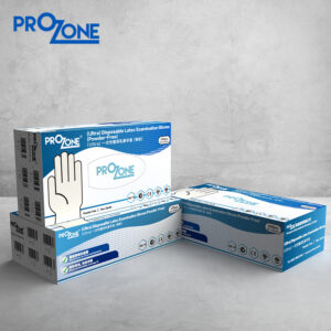 (Ultra)Prozone 一次性醫用乳膠手套(無粉) (100個)(XS,S,M,L) (型號: PZ412PF-N)