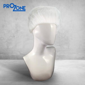 Prozone一次性無紡布圓形帽-白色21"(100個) (型號: PZ221-100C-WH)