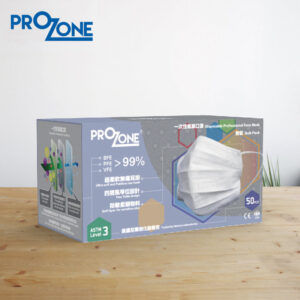 Prozone一次性ASTM Level 3專業口罩(成人) -- 散裝(50個) (型號︰PZ051-50B)