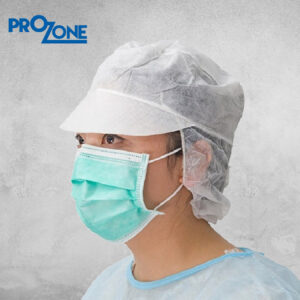 Prozone一次性無紡布工作帽-白色24" ( 100個 )(型號︰PZ304-100-WH)