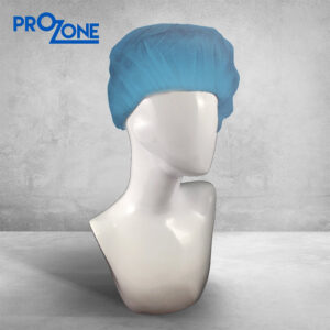Prozone一次性無紡布圓帽-藍色 21"(100個) (型號: PZ221-100C-BL)