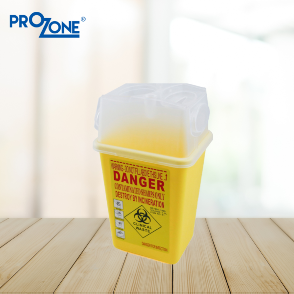 Prozone醫療利器收集箱(1L)(型號︰PZ681-01-YL-1L)